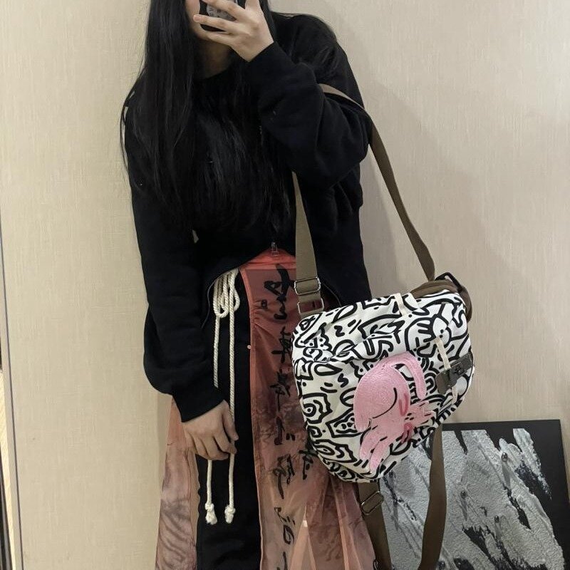 Xiuya-mochila con diseño de gato para mujer, de gran capacidad morral, estilo Harajuku, diario, diseñador de lujo