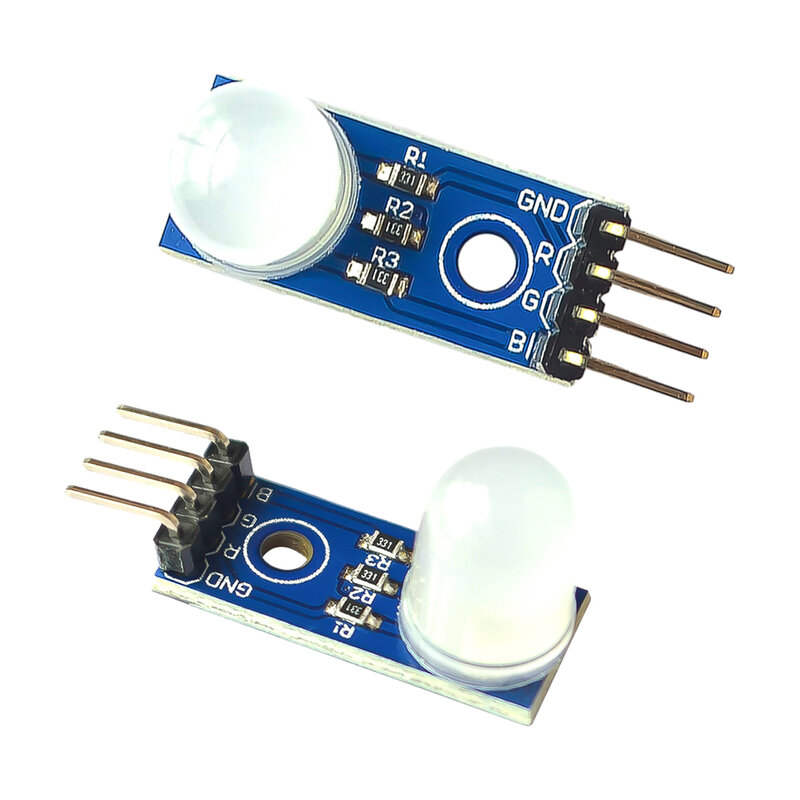 Modulo LED RGB da 10MM diodo emettitore di luce 10mm Common Shadow Fog RGB modulo a tre colori 5V
