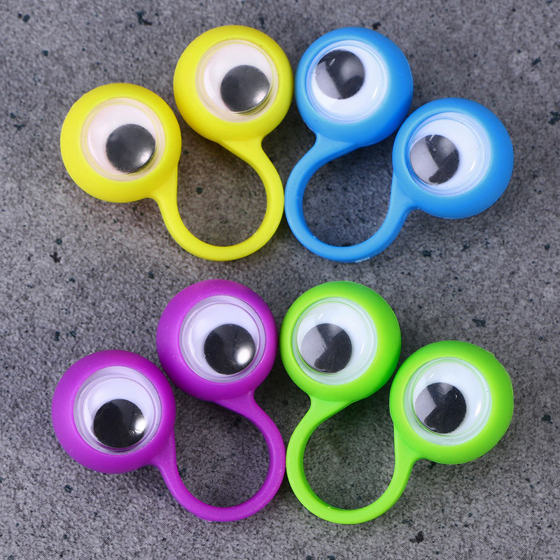48 Pcs Eye Ring Learning Toy per bambini interessanti bambini Plaything bulbo oculare plastica portatile
