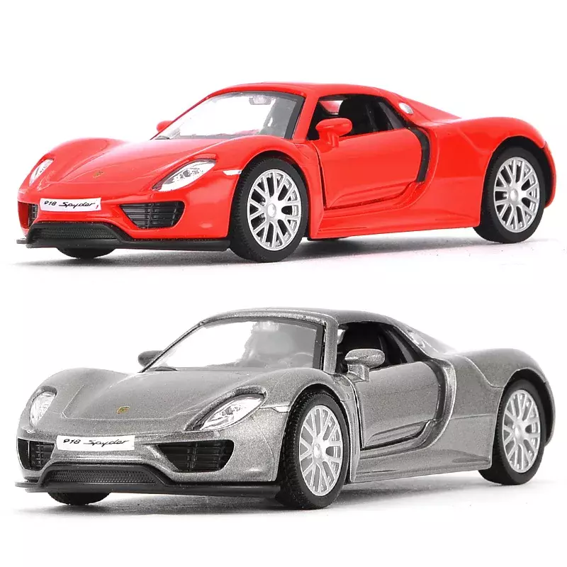 نموذج سيارة رياضية Porsche ، لعبة سيارات معدنية دييكاست ، مجموعة محاكاة عالية ، لعبة هدية للأطفال