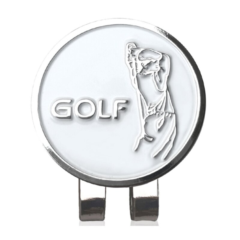 Y1UC Golf Hoed Clip Golfbal Marker Houder Dames Heren Golf Trainingshulpmiddelen Rechtbanken Gereedschap Hoed Clip Magnetisch