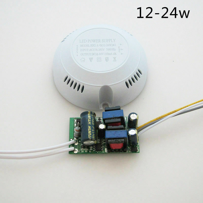 LED Driver AC DC 8-24W / 24-36W / 12-24W / 24-40W Power Supply For Ceiling Light Lamp With Round Box Lighting Parts