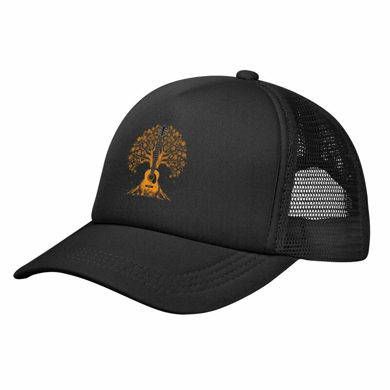 قبعة بيسبول لشجرة الحياة للجنسين ، قبعات شبكية ، قبعات شمسية ، هدايا غيتار