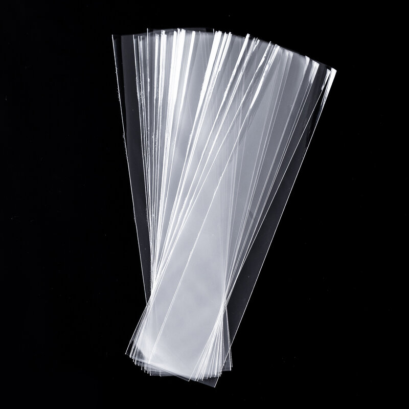 50/100 Stks/partij Clear Plastic Opp Zakken Voor Sieraden Verpakking Transparante Zakken Geschenken Gunst Party Treat Candy Tassen Geen lijm Zakjes