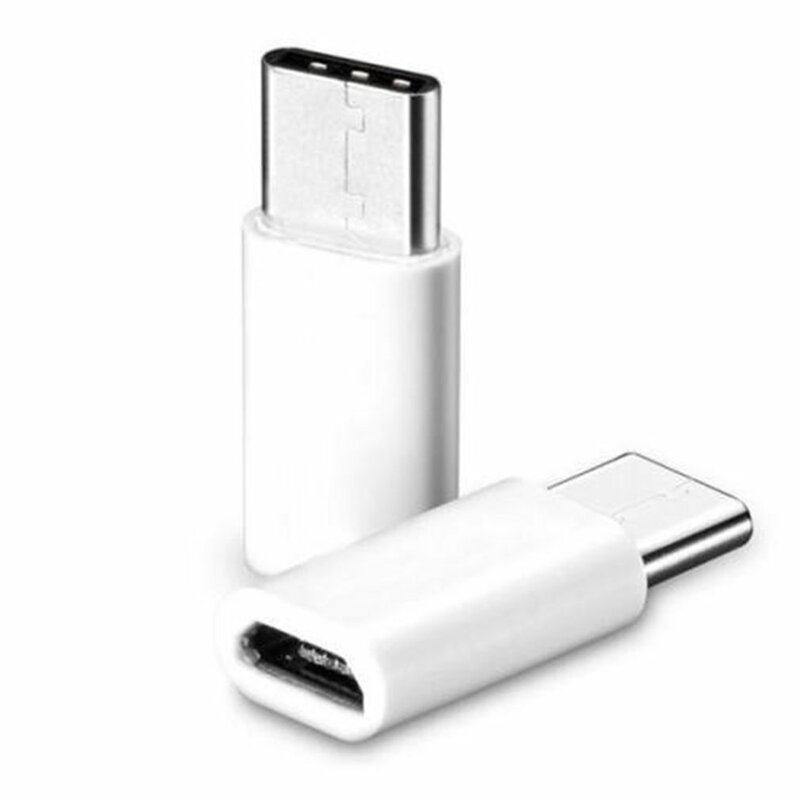 Universal Tipo-C para Micro USB Data Charging Adapter para Samsung Galaxy S8, Android Mobile Phone Charge Dados Transmis, USB-C