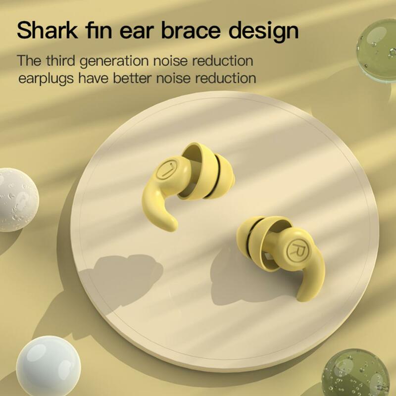 Bouchons d'oreille insonorisés en silicone, isolation phonique, doux, natation, étanche, réduction du bruit du sommeil, bouchon d'oreille pour goujon