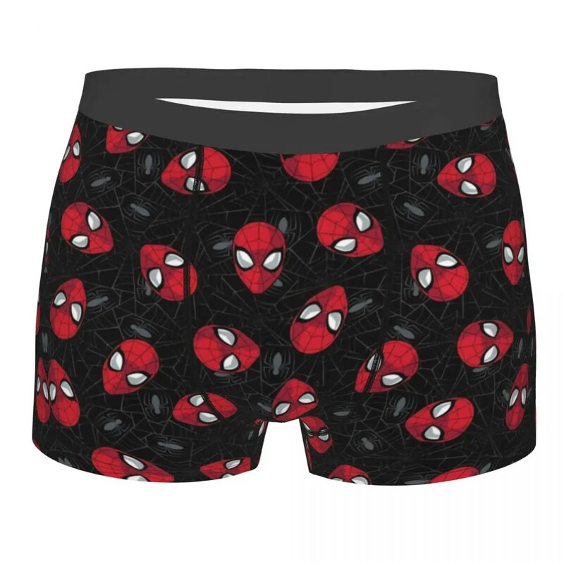 Lustige Spinne Spinnennetz Muster Boxer Shorts Höschen Herren Unterhosen bequeme Spider Man Slips Unterwäsche