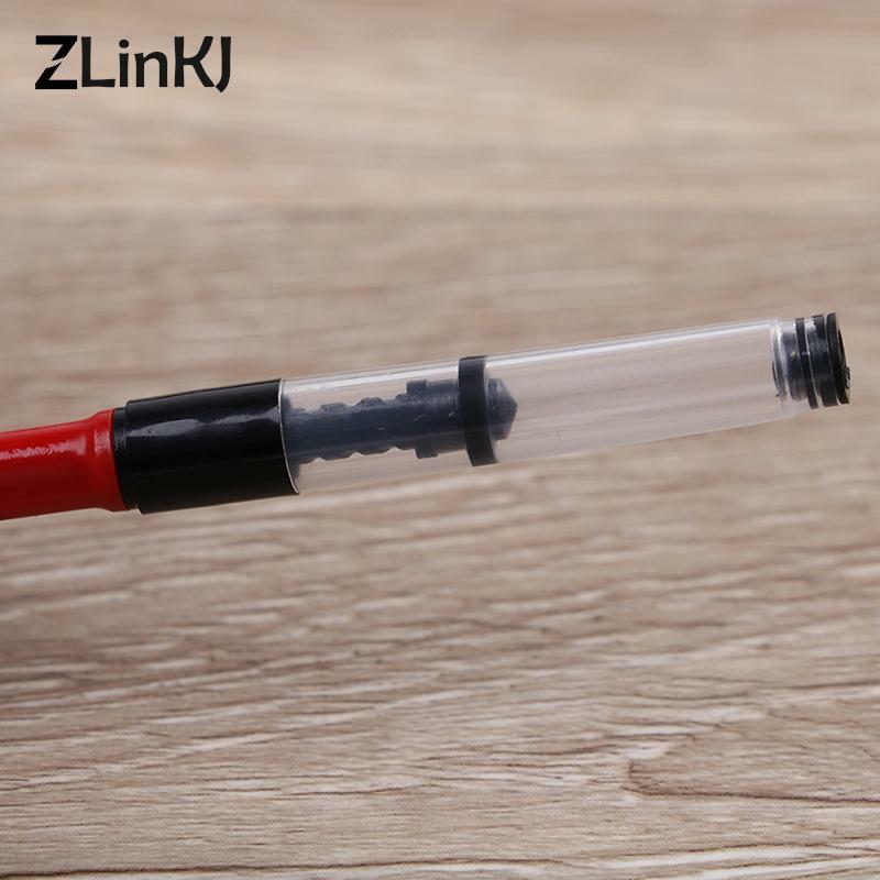 1Pcs Universal Fountain Pen Black Red Ink Converter Pump Cartridges Refill Converter