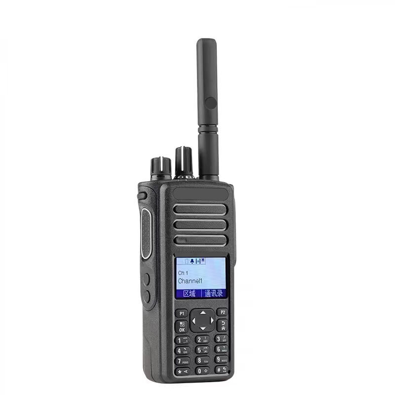 جهاز اتصال لاسلكي Xir-walkie p8660 uhf vhf راديو اتجاهين dp4800