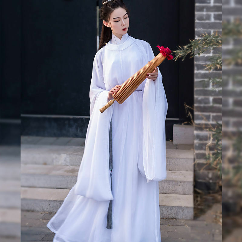Chińska sukienka Hanfu kobiety Halloween karnawał przebranie na karnawał strój na imprezę starożytna chińska cyjan Hanfu sukienka Plus rozmiar