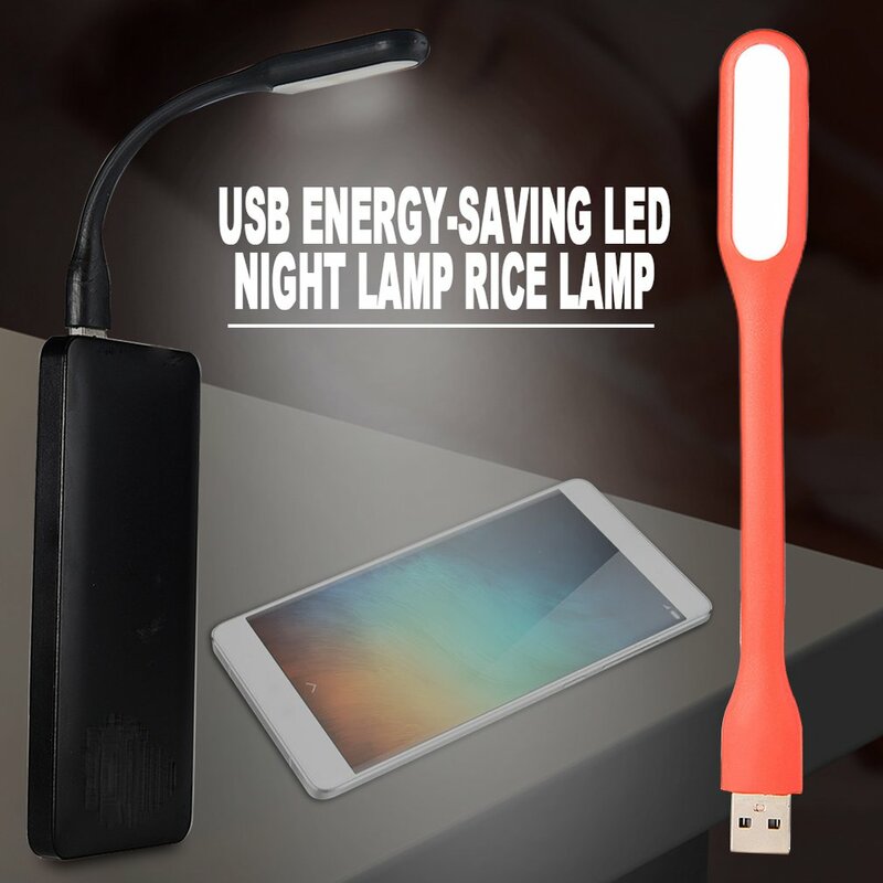 Mini luce notturna USB con luce di lettura a 5 led