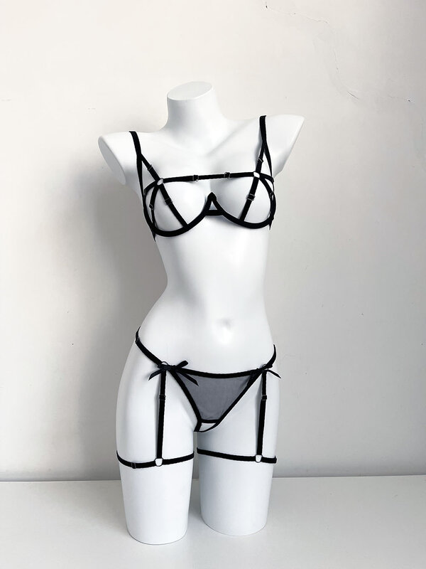 Ensemble de sous-vêtements et soutien-gorge sexy pour femmes, lingerie amusante pour filles tentantes, nouvelle collection 2023