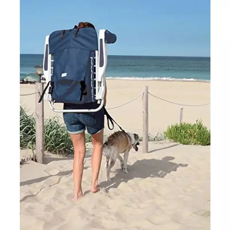 RIO BEACH 4-Position Lace-Up Backpack Folding Beach Chair