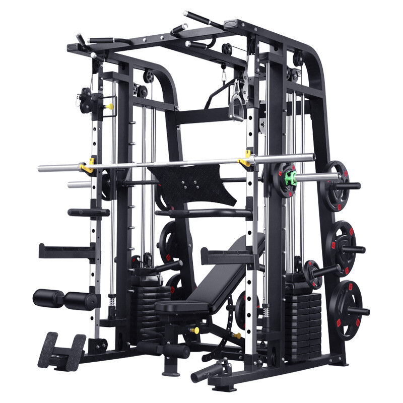 Maszyna do ćwiczeń w kulturystyce sprzęt do domowej siłowni wielofunkcyjna maszyna Smith Squat komercyjna wszystko w jednej maszynie Smith