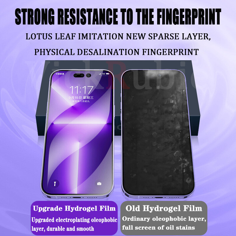 4/1Pcs Hydrogel Film Voor Iphone 14 13 12 11 Pro Max Mini Screen Protector Voor Iphone 14 8 7 6 Plus X Xr Xs Max Se 2020 Niet Glas