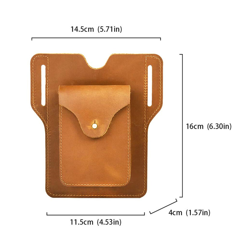 Poches de rangement en cuir véritable pour hommes, poche de sport Portable pour téléphone Portable, ceinture Ultra-mince