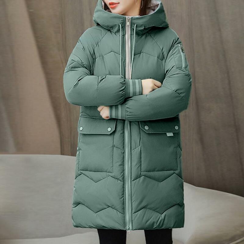2023 Winter Frauen Jacke Mäntel lange Parkas weibliche Daunen Baumwolle Kapuzen mantel dicke warme Jacken wind dicht lässig Studenten mantel