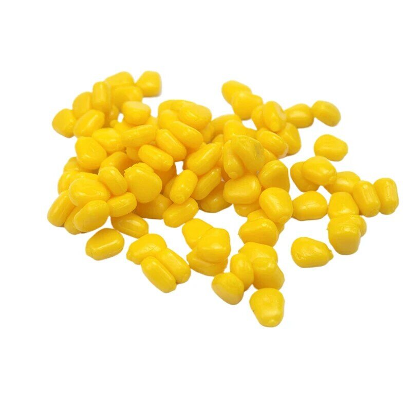 10 piezas de maíz de imitación, cebo blando flotante, carpa biónica, para agua dulce