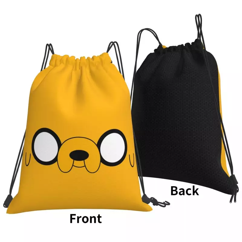 Jake's Eyes Backpacks Fashion Portable Drawstring Bags Drawstring Bundle Pocket Shoes Bag Book Bags