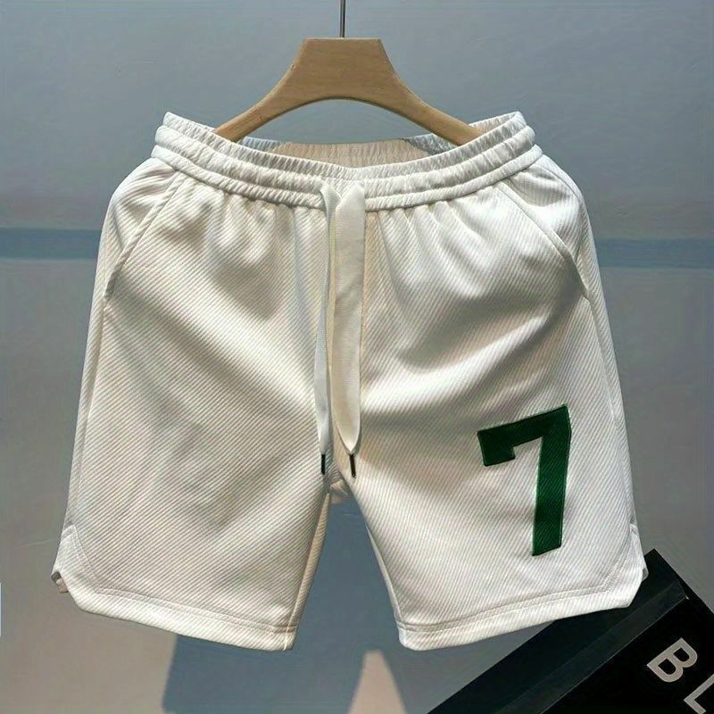 Letnie męskie z krótkim nadrukiem Streetwear sportowe w stylu Vintage spodnie z szerokimi nogawkami proste spodenki do koszykówki na świeżym powietrzu
