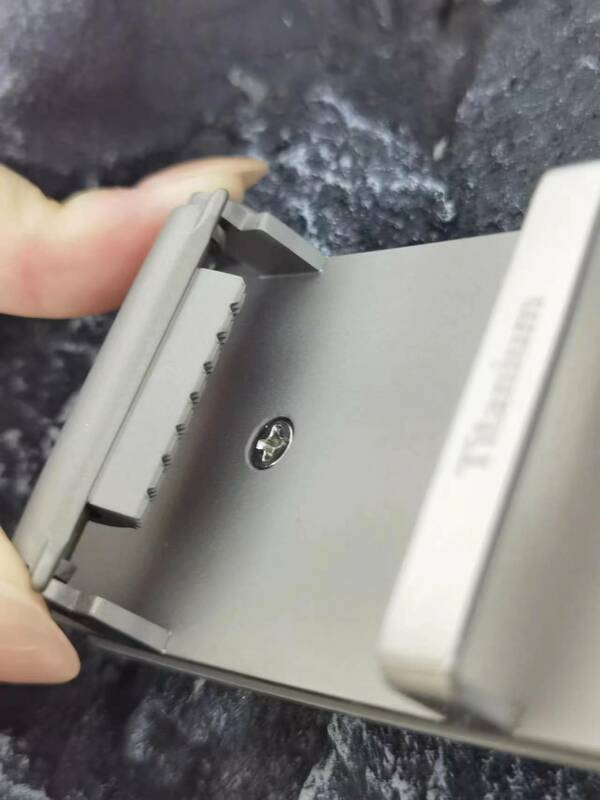 Baru TA1 gesper sabuk Titanium murni pria 3.5/3.8mm pola desainer lebar bagian dalam kualitas tinggi kepala bisnis gesper sabuk Titanium