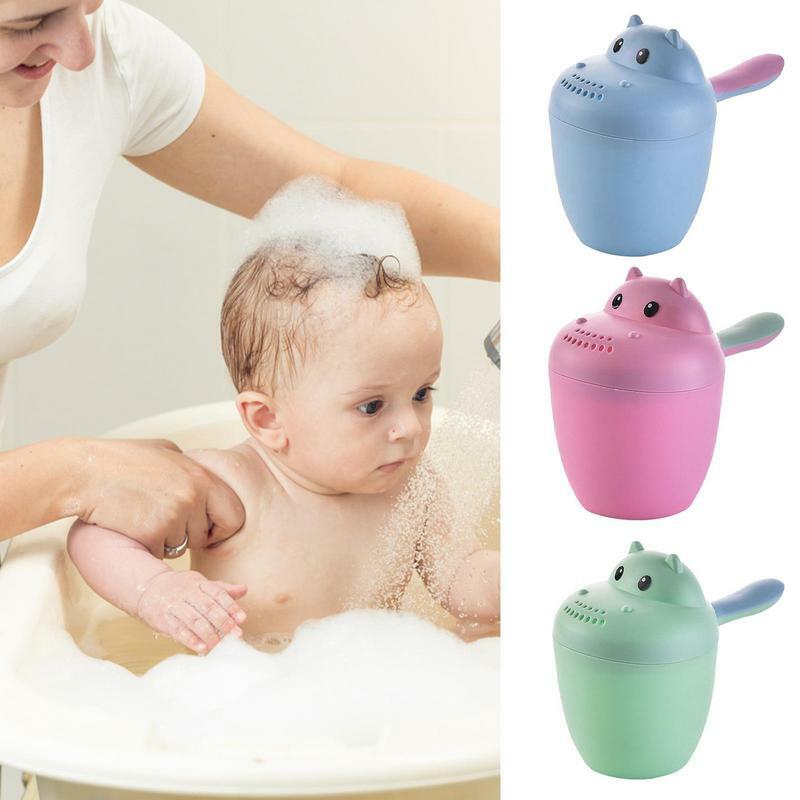 Bak mandi bayi air terjun sampo anak-anak cangkir bilas Pancuran Mandi kepala cuci anak-anak mandi bayi sendok mandi anak mainan cuci anak