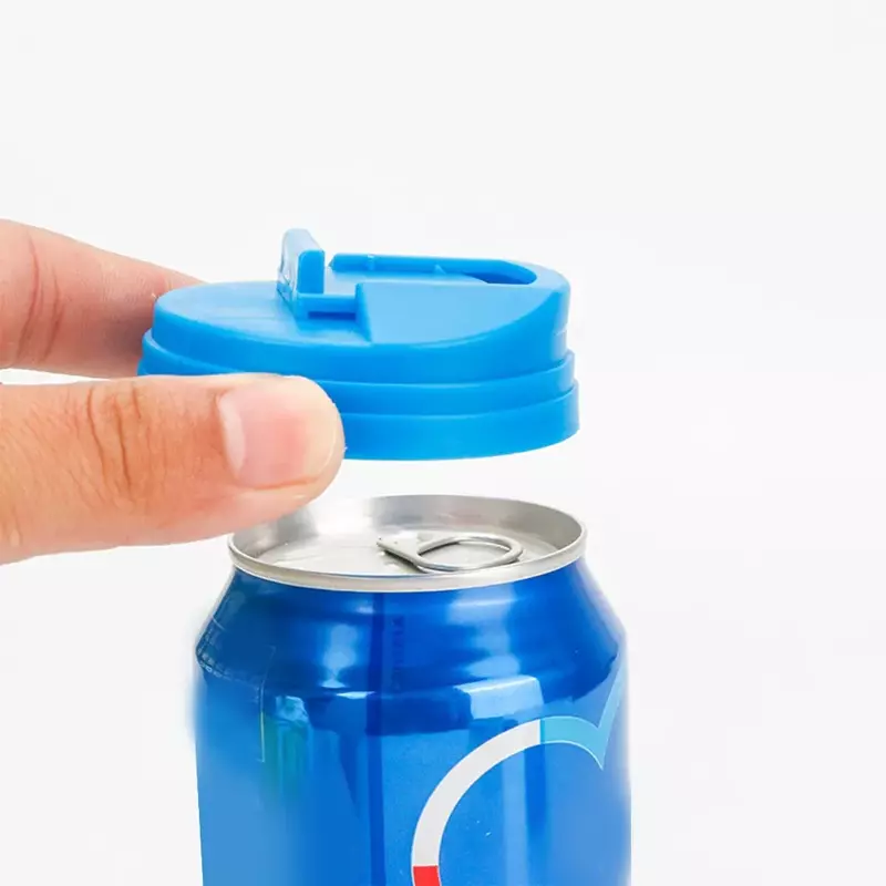 Soda Tin Can Lid Reusable Leak-proof Lid Beach Gadgets For Beer Alcoholic Beverages Energy Soft Drinks