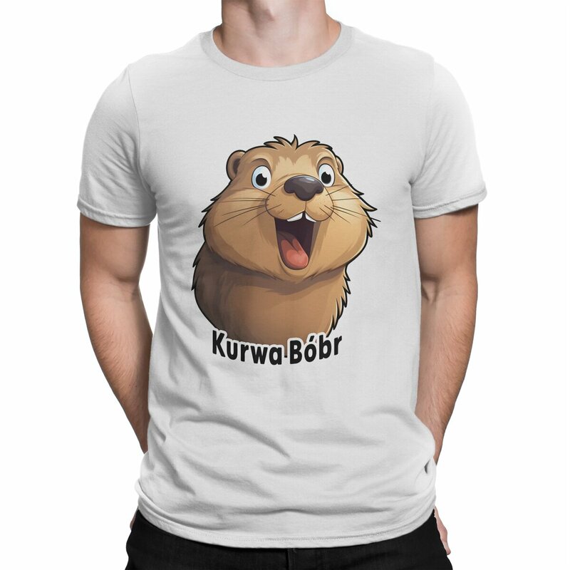 Kurwa specjalna koszulka Kurwa Bobr Casual T Shirt najnowsze rzeczy dla mężczyzn kobiet