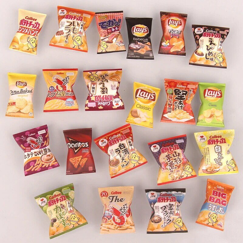 Eat Play Mini modello di cartone simulazione Snack Packaging Bag supermercato minimarket