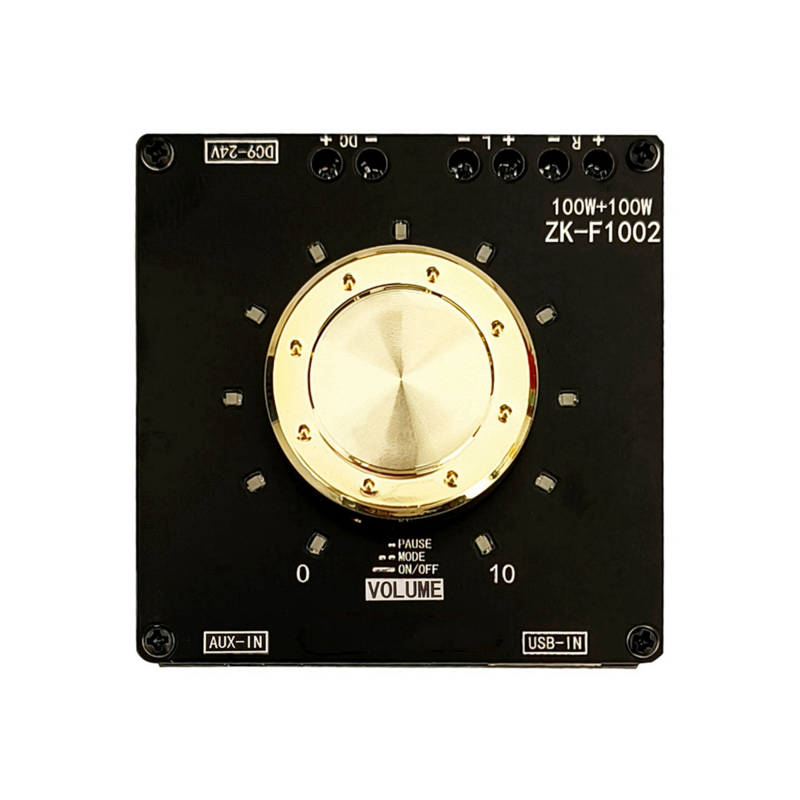 Bluetooth Power Amplifier Board, proteção contra curto-circuito para caixa de som, 100W, 2.0Channel, ZK-F1002 5.1