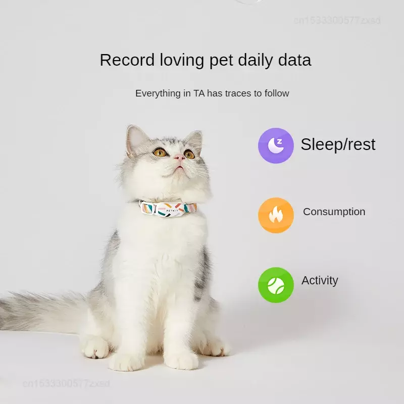 Xiaomi-PETKIT inteligente Pet Coleiras Tag, Bluetooth, Controle Remoto, Atividade Impermeável, Dormir Monitor para Cão, Gato, Pet Supplies, Novo
