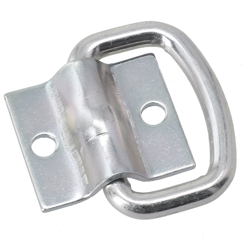 D Rings Hook Pull Ring Practical 1pc 30mm 7mm Car Modification Durable Metal New Silver Trailer Forged Lashing