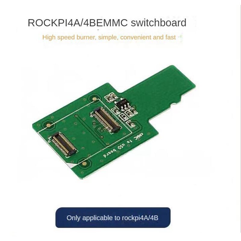 Carte adaptateur EMMC vers USD, MicroSD, Skefor ROCK PI 4A, 4B