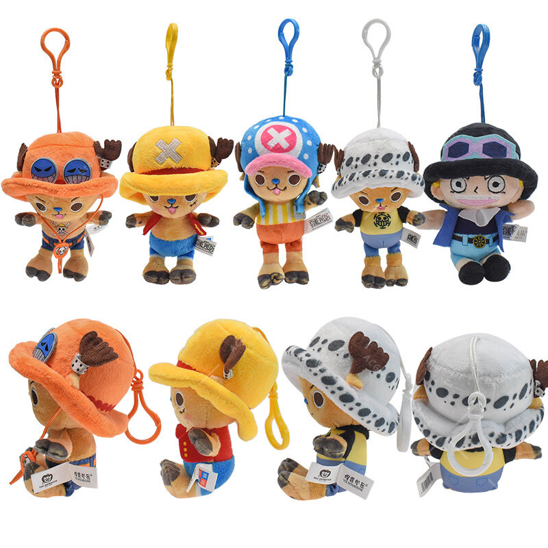 Juguetes de peluche de dibujos animados para niños, juguetes de peluche de Tony Chopper, Luffy, Chopper Sabo, Sanji, Anime de peluche, regalo para niños, una pieza