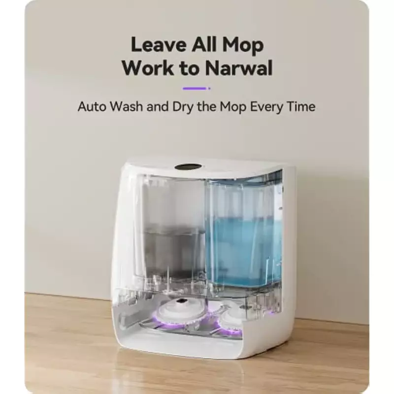 NARWAL T10 Mop Robot 4-in-1 Robot Vacuum and Mop with Self Cleaning Station Self Washing and Drying Robot Mop with LiDAR J2