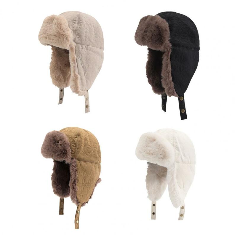 Зимняя теплая шапка, Уютная зимняя Лыжная шапка с ушами для активного отдыха, мягкая утепленная шапка с защитой ушей и теплым флисом