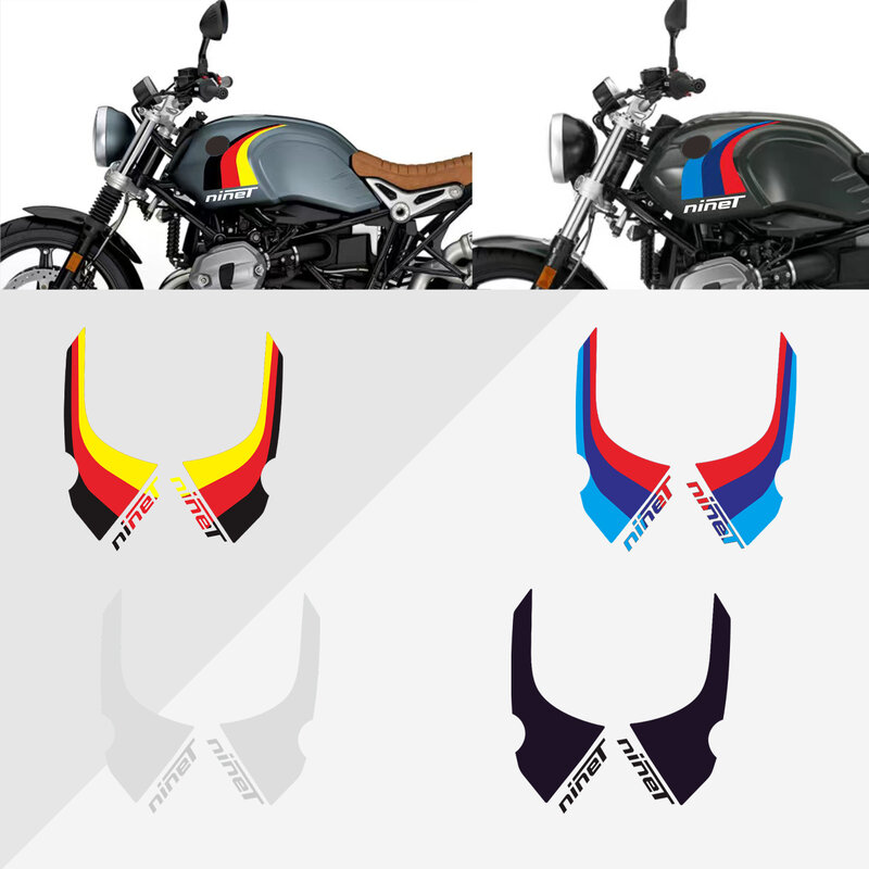 Motocicleta Tanque Pad Protector, Decalques, Adesivo para BMW, Rninet, Pure, Acessórios