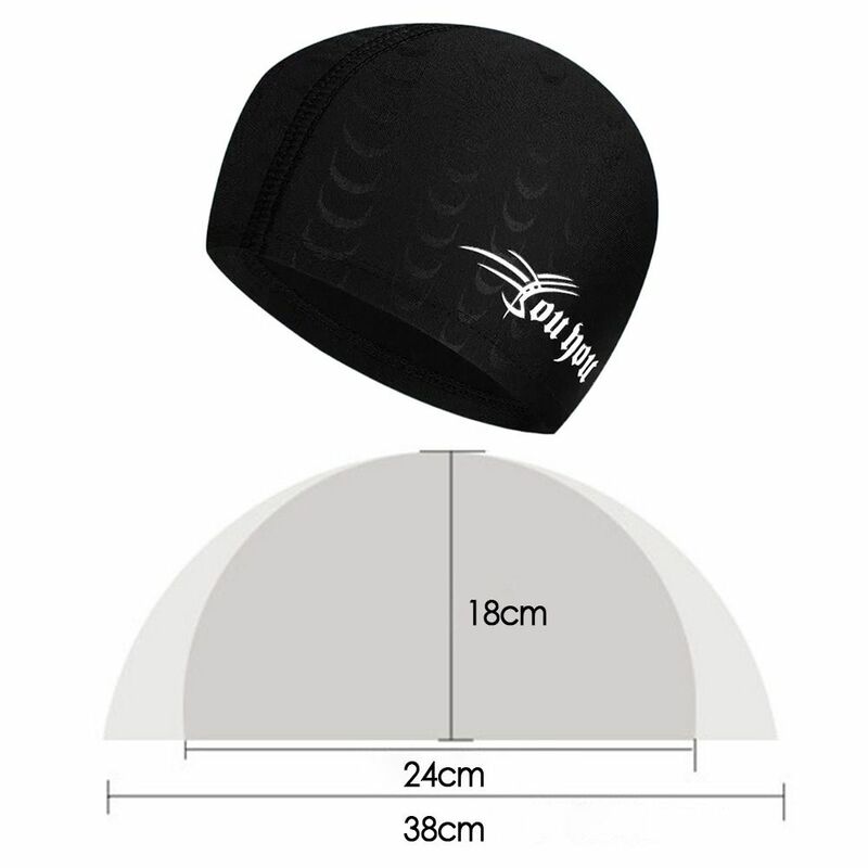 Akcesoria sportowe uszy plisowane z kwiatowym nadrukiem elastyczny Nylon Turban czepek długie włosy chronią basen kapelusze kąpielowe