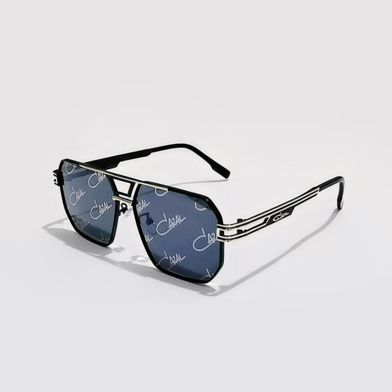 نظارة شمسية عدسات أرجوانية متدرجة من CAZALL للرجال والنساء ، إطار معدني ، عصري ، تصميم شخصي ، نظارات زوجين ، UV400 ، أصلي ، MOD670