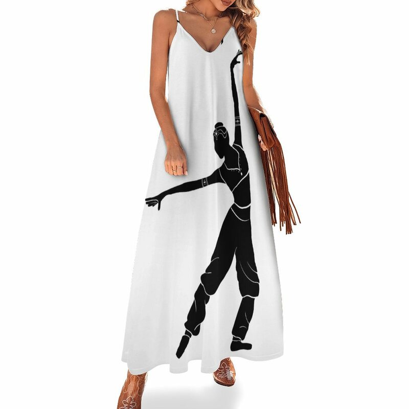 Vestido de manga larga bandage para mujer, vestido sin mangas, silueta árabe, El Cascanueces, 2024