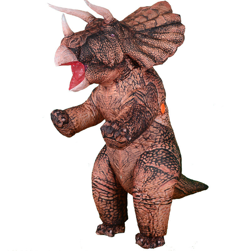 Traje inflável Dino T-Rex para adultos e crianças, Velociraptor, Velociraptor, Spinosaurus, Triceratops, Cosplay, Halloween, homens, mulheres