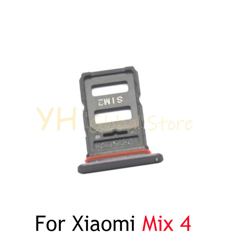 Cartão Sim Slot Tray Holder para Xiaomi Mi Mix 2 2S 3 4, Peças de reparação