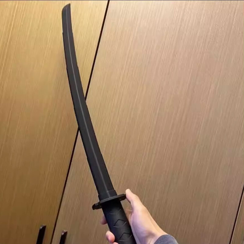 Katana 3D Gravidade Faca Brinquedo Espada, Straight Out Telescópico Samurai Stress Relief, Descompressão Dobrável Presente Engraçado