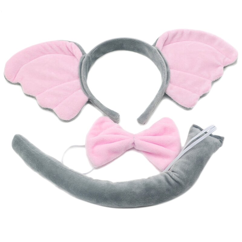 Niedlicher Plüsch-Haarreifen mit fliegendem Elefanten, geeignet für Fotoshootings und Festival-Make-up, ideales Geschenk