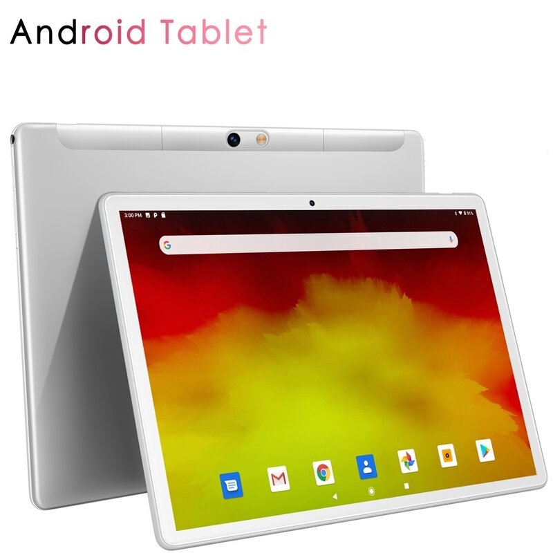 Tablet PC Android Versão Global, Octa Core, 4GB de RAM, 64GB ROM, Dupla Chamada Telefônica 3G, Google Play, 10.1 ", 5000mAh, Novo