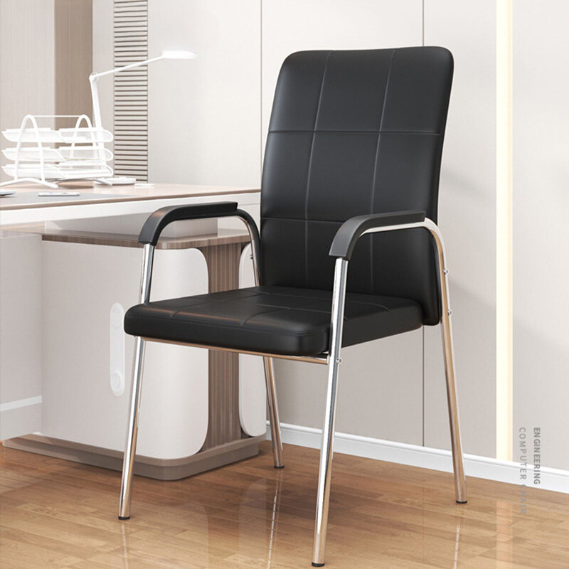 Czarne komputerowe krzesła konferencyjne szkolenie luksusowy komputer luksusowe krzesła biurowe praca kosmetyczna krzesła Rugluar meble biurowe OK50YY