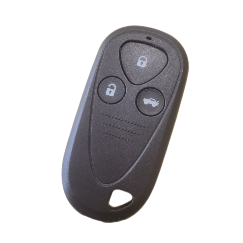 3 botões de substituição do caso do escudo da chave do carro remoto para acura
