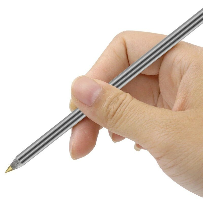 Alloy Scribe Pen Carbide Scriber Pen metalowa płytka szklana do cięcia drewna ołówek do obróbki metalu narzędzia do ręcznej obróbki drewna