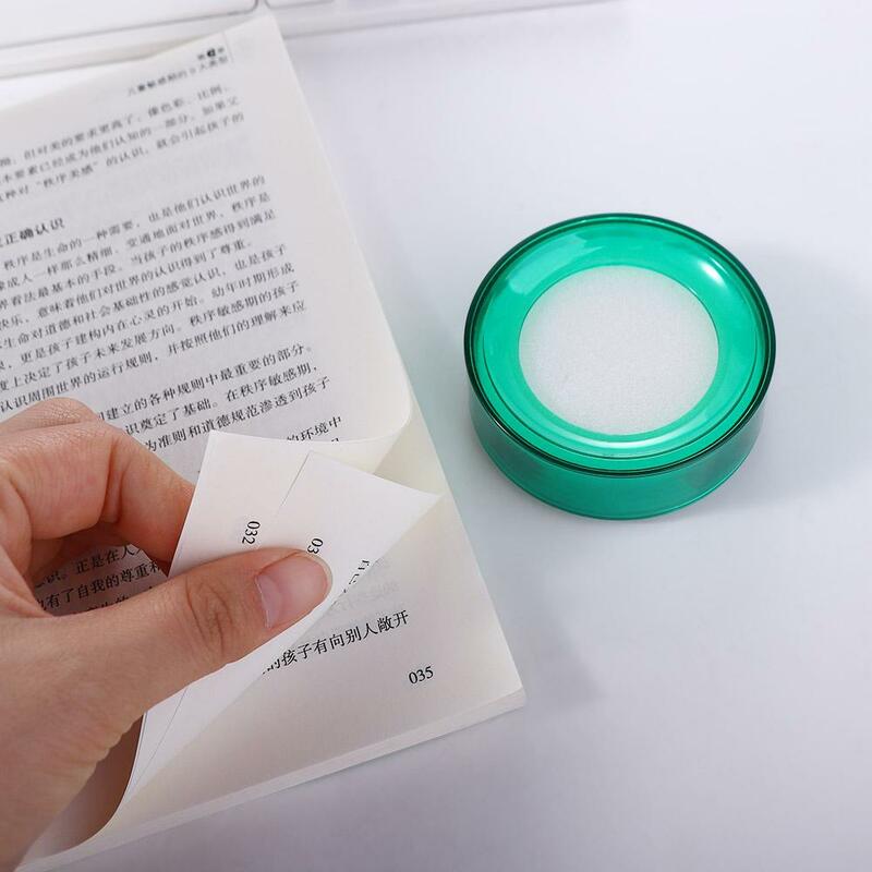 Teller Accounting Wet Hand Device Treasurer Office Casher Finger Wetted Tool Money Counting Tool Round Case Finger Wet Device
