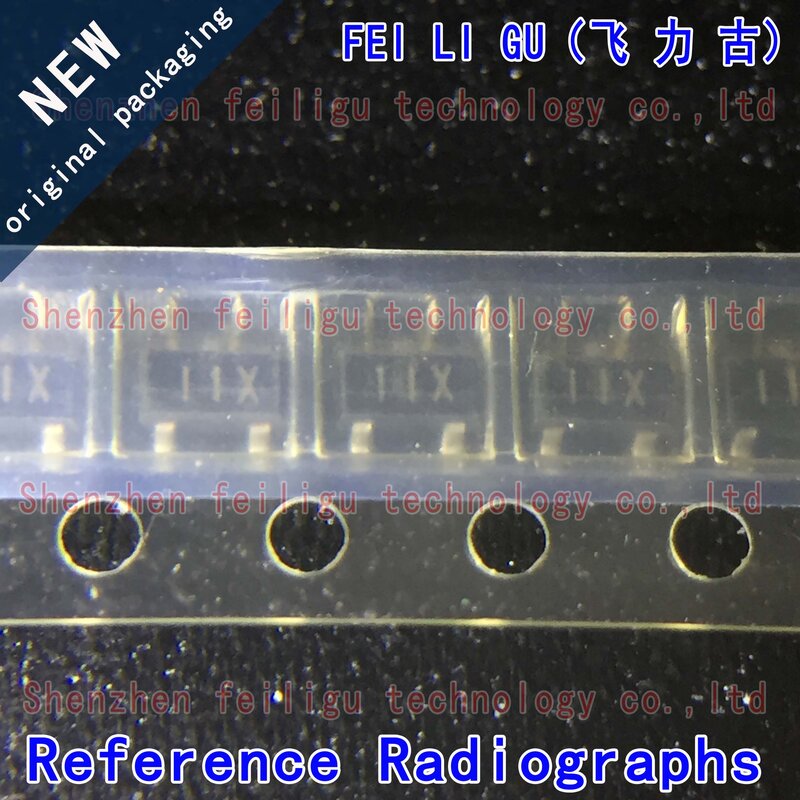 10 ~ 50 buah 100% asli baru 02CZ11-X(TE85L.F) 02CZ11-X 02CZ11 layar cetak: 11X Paket: SOT-23-3 Zener chip diode
